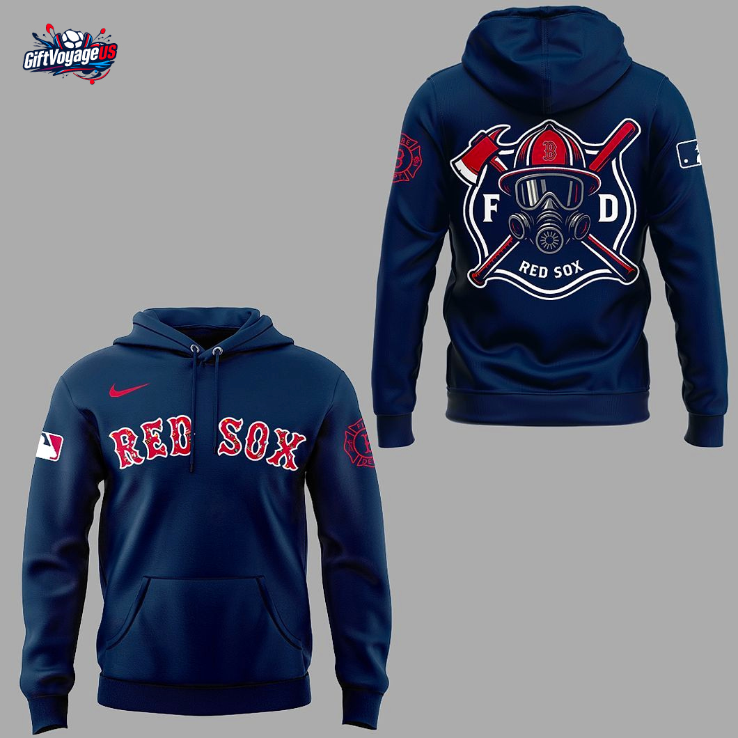 Red Sox x Firefighter Appreciation 2025 Hoodie Red Sox x Firefighter Appreciation 2025 Hoodie
