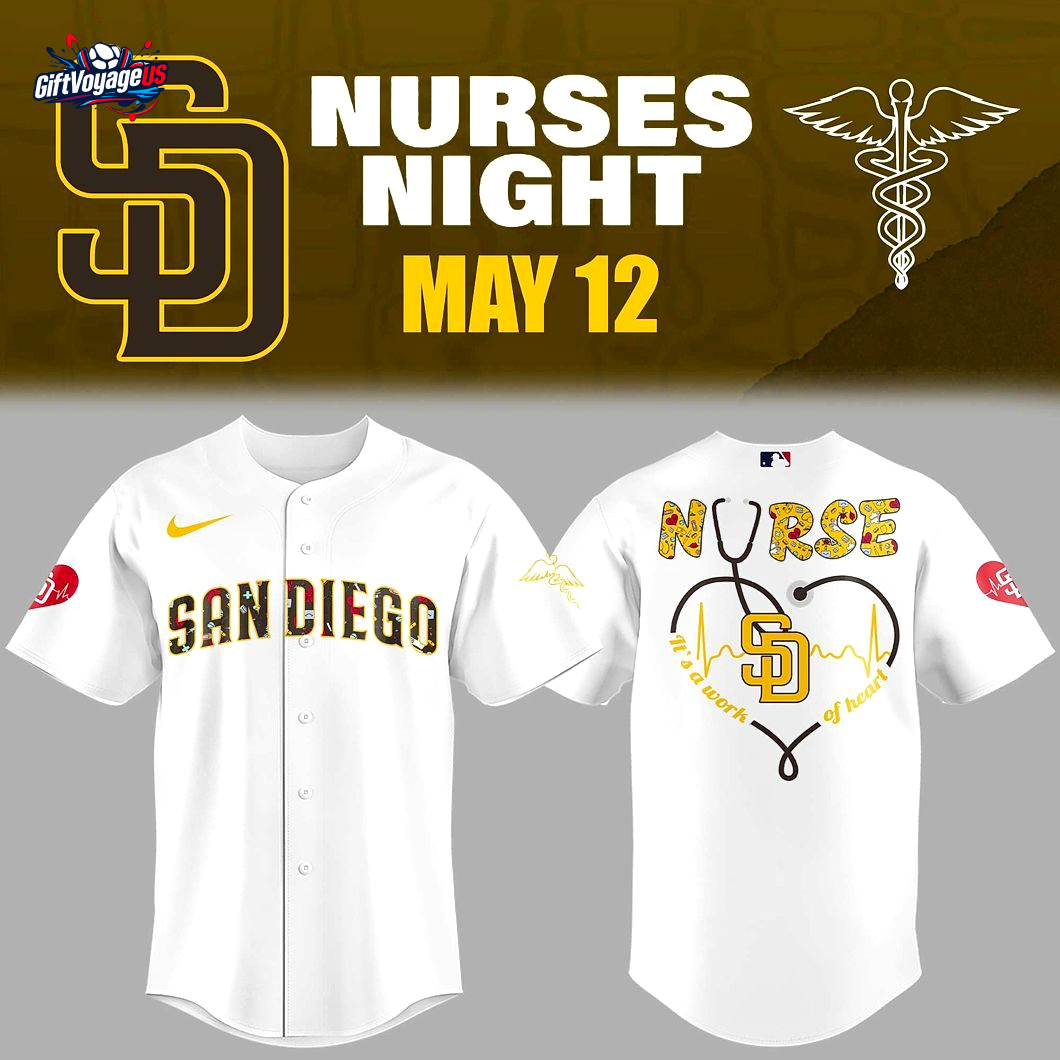 San Diego Padres Nurses Appreciation 2025 For Fans Baseball Jersey San Diego Padres Nurses Appreciation 2025 For Fans Baseball Jersey