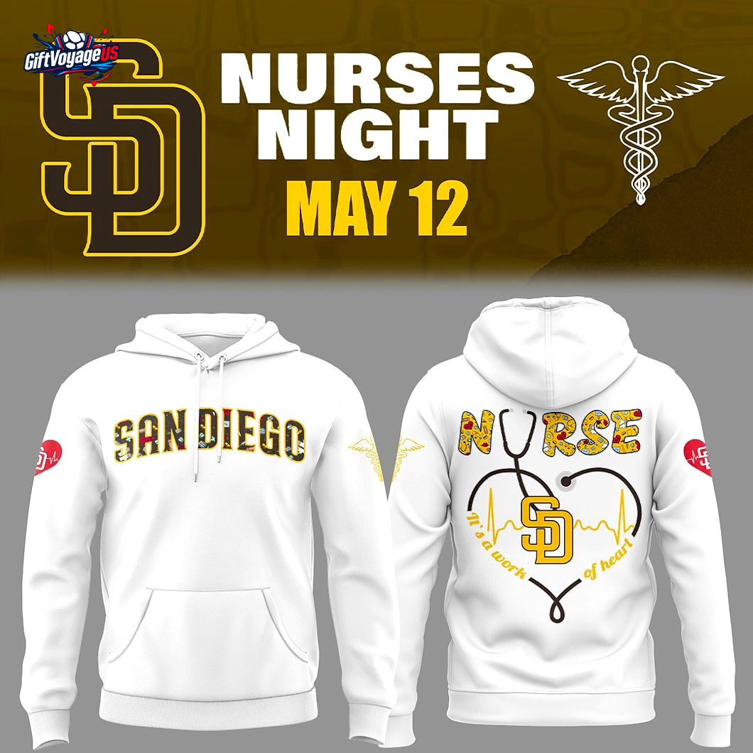 San Diego Padres x Nurses Appreciation 2025 Special Hoodie San Diego Padres x Nurses Appreciation 2025 Special Hoodie