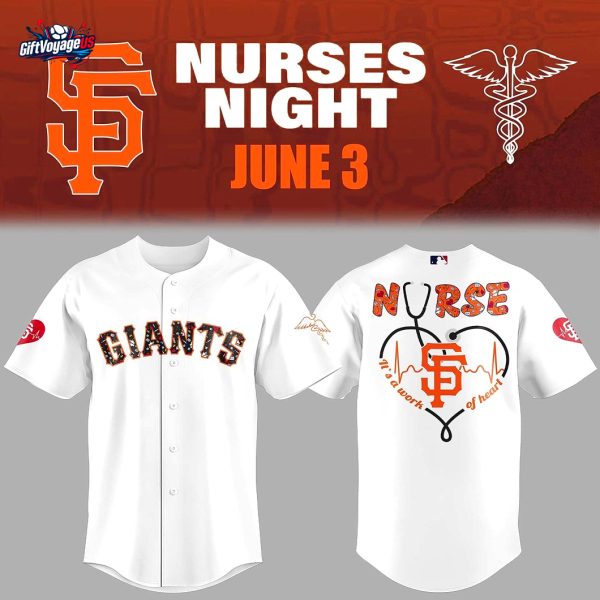 San Francisco Giants Nurses Appreciation 2025 For Fans Baseball Jersey