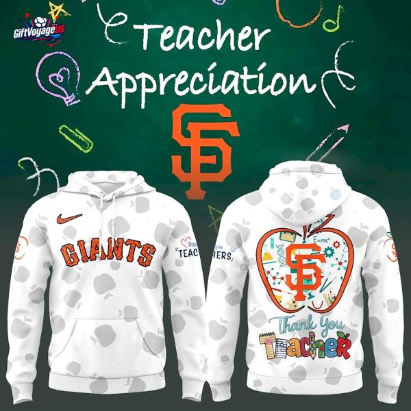 San Francisco Giants Teacher Appreciation Day 2025 Special Edition Hoodie