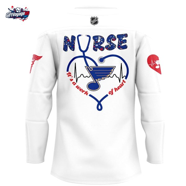St. Louis Blues x Nurses Appreciation 2025 Hockey Jersey