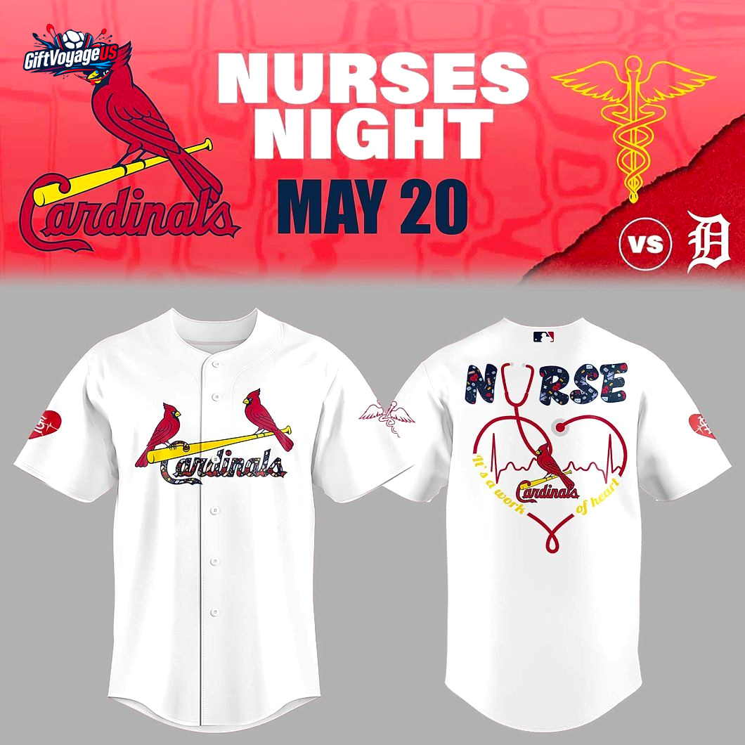 St. Louis Cardinals Nurses Appreciation 2025 For Fans Baseball Jersey St. Louis Cardinals Nurses Appreciation 2025 For Fans Baseball Jersey