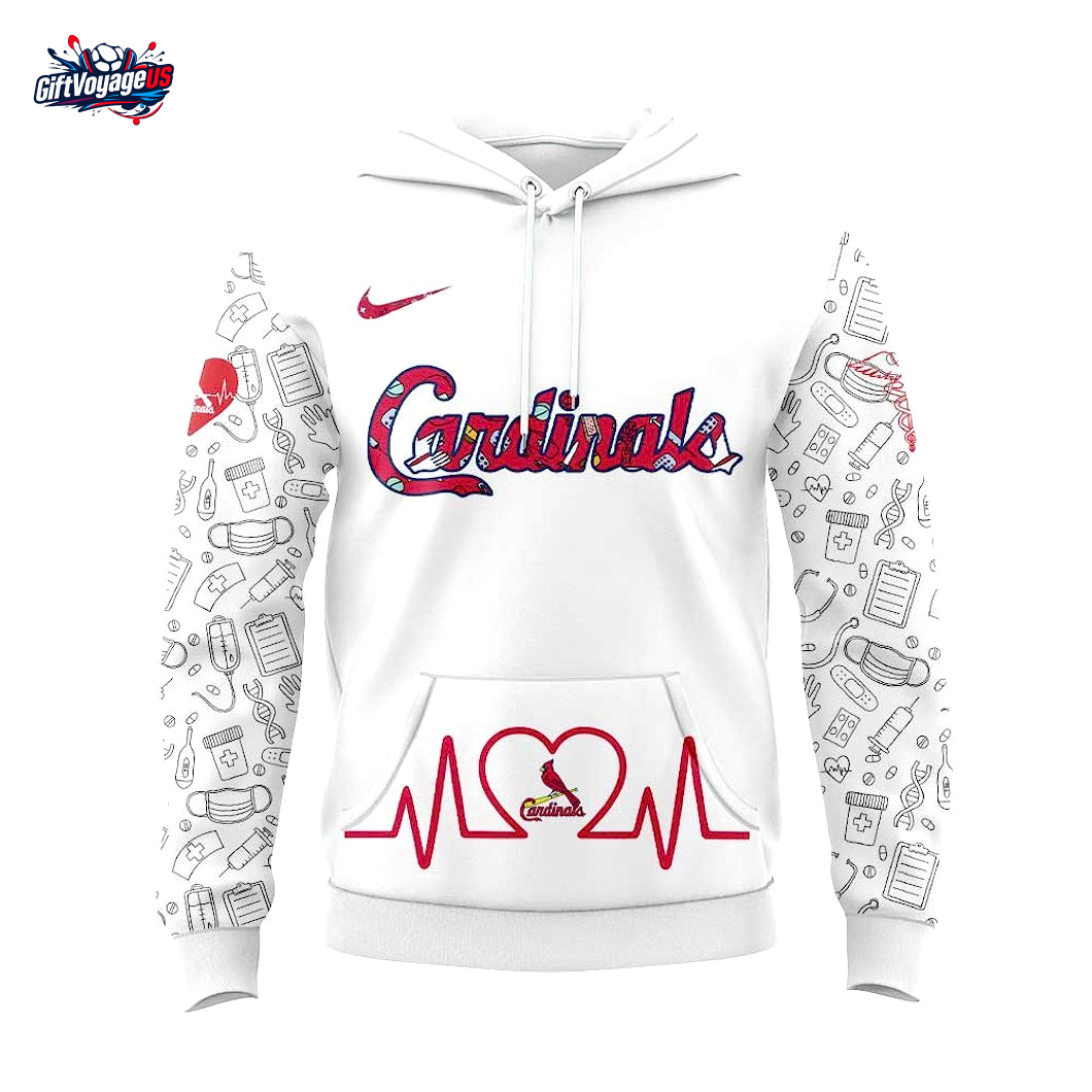 St. Louis Cardinals x Nurses Appreciation 2025 Special Hoodie St. Louis Cardinals x Nurses Appreciation 2025 Special Hoodie
