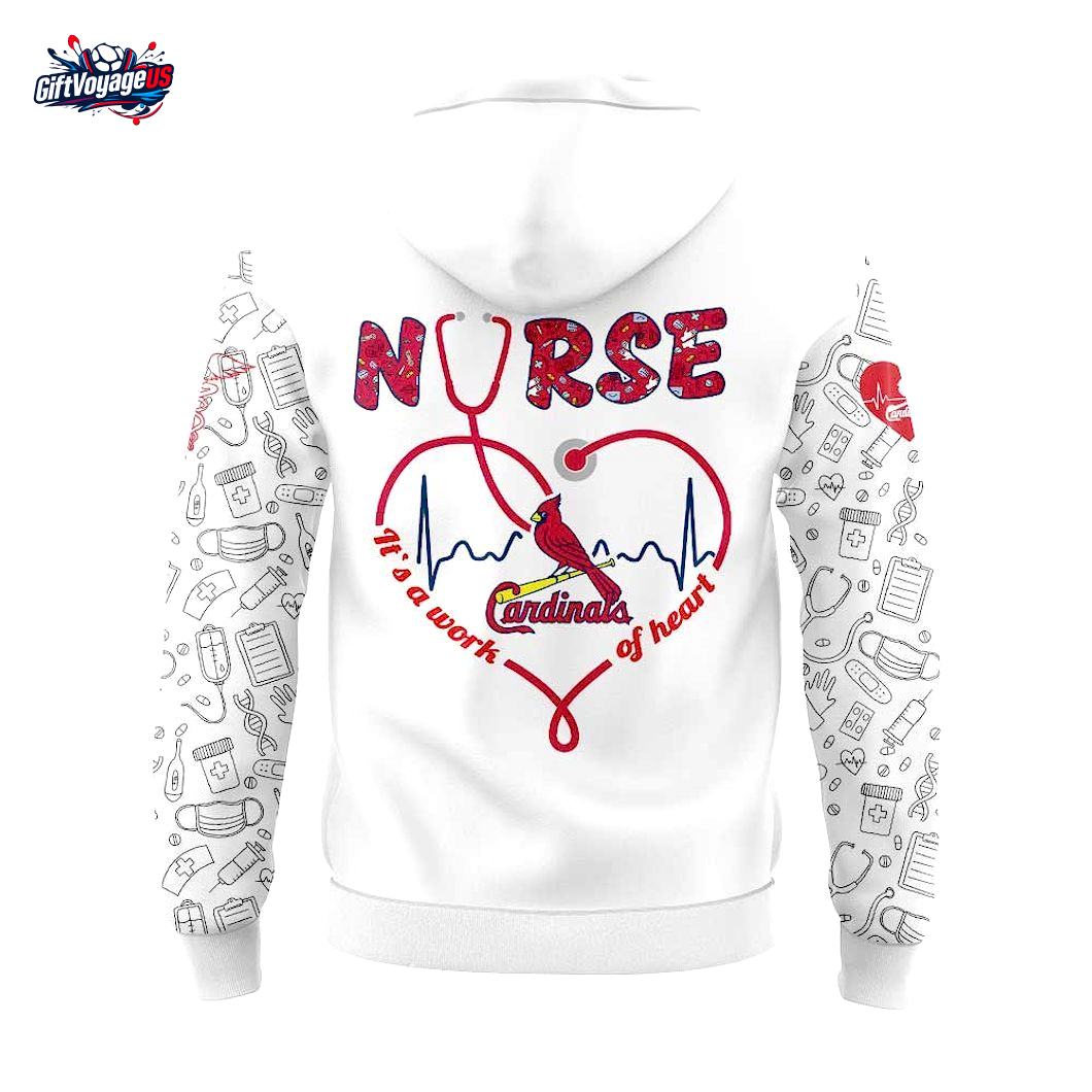St. Louis Cardinals x Nurses Appreciation 2025 Special Hoodie St. Louis Cardinals x Nurses Appreciation 2025 Special Hoodie