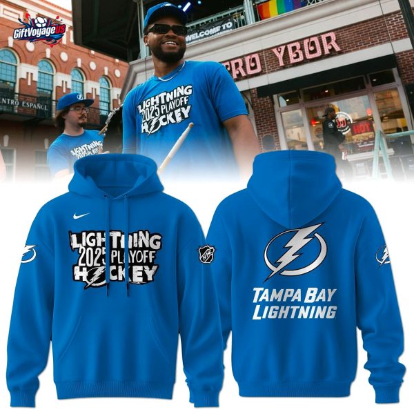 Tampa Bay Lightning Play-Off Hockey 2025 Hoodie