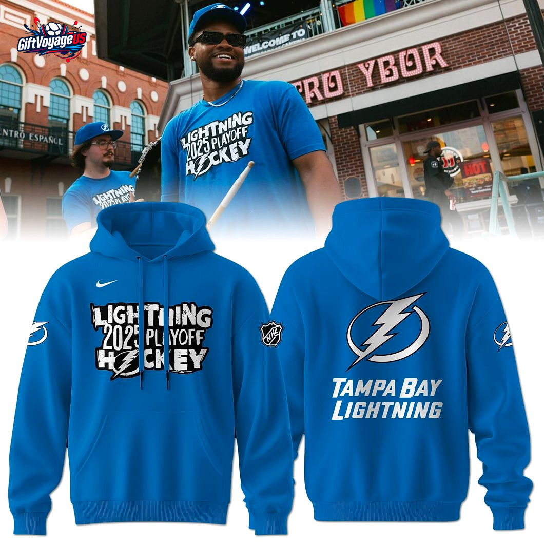 Tampa Bay Lightning Play-Off Hockey 2025 Hoodie Tampa Bay Lightning Play-Off Hockey 2025 Hoodie