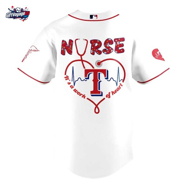Texas Rangers Nurses Appreciation 2025 For Fans Baseball Jersey