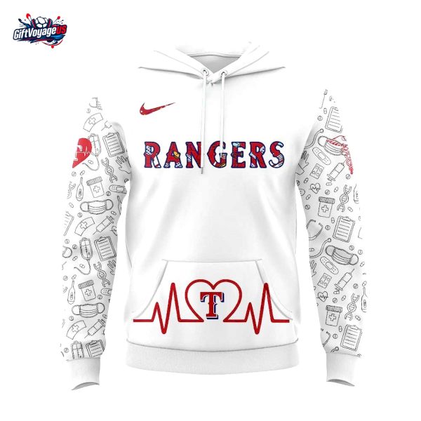 Texas Rangers x Nurses Appreciation 2025 Special Hoodie