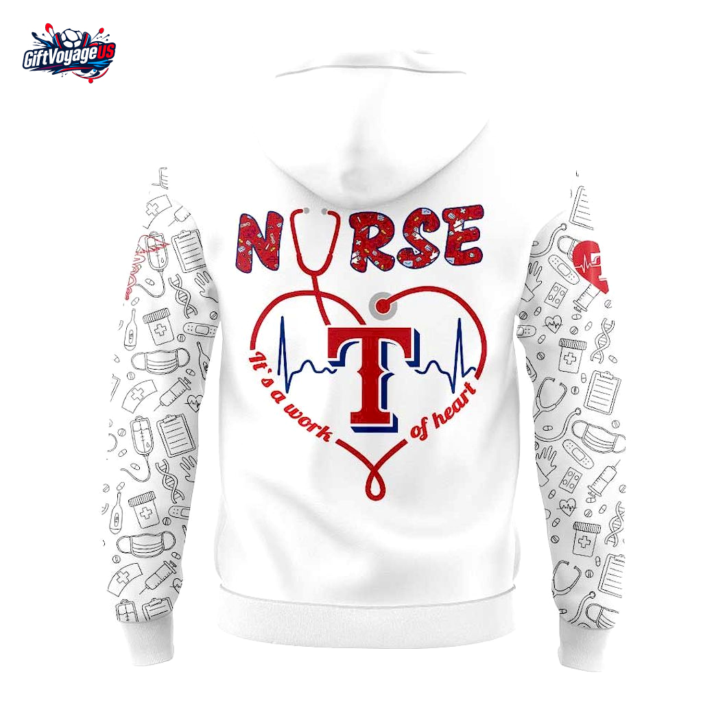 Texas Rangers x Nurses Appreciation 2025 Special Hoodie Texas Rangers x Nurses Appreciation 2025 Special Hoodie