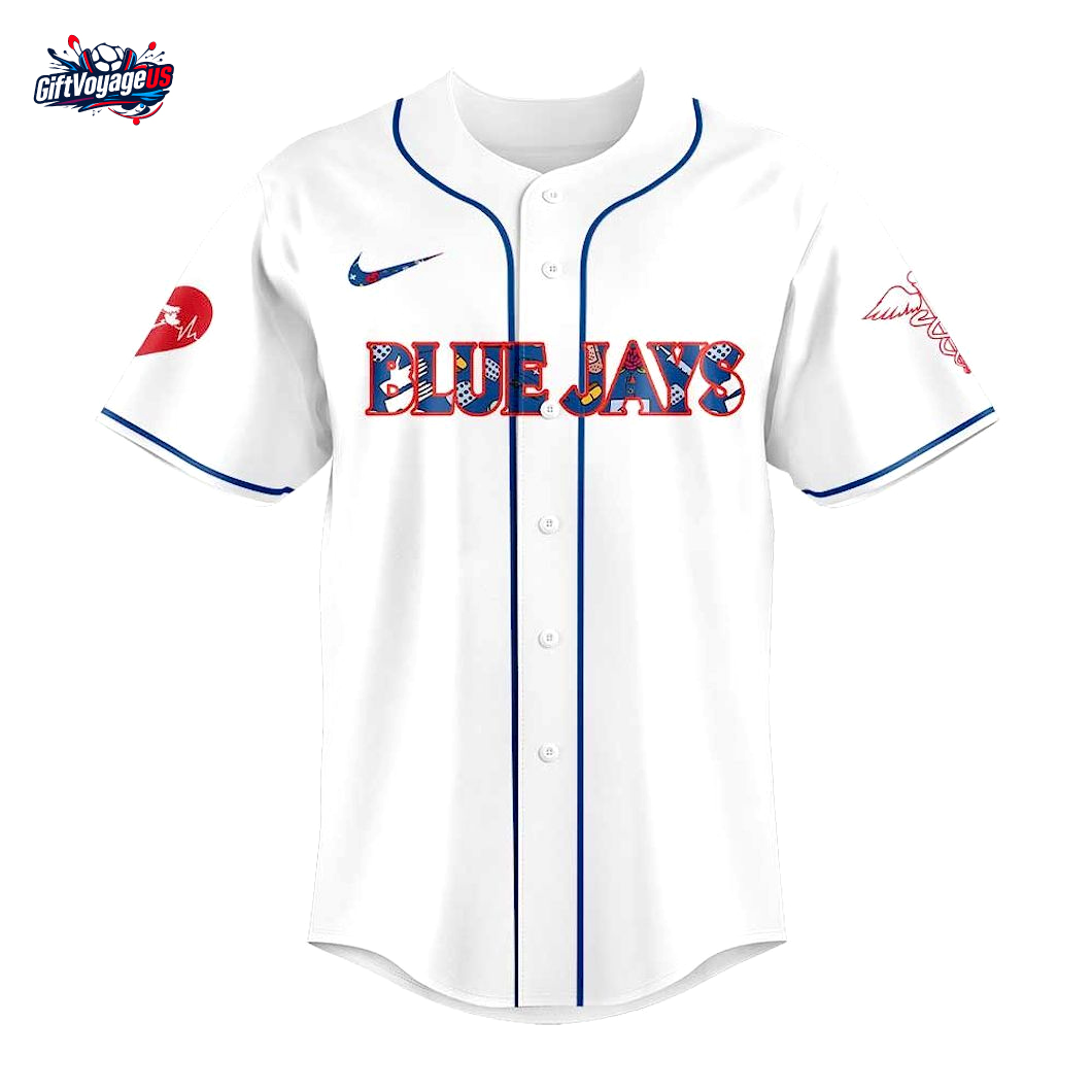 Toronto Blue Jays Nurses Appreciation 2025 For Fans Baseball Jersey Toronto Blue Jays Nurses Appreciation 2025 For Fans Baseball Jersey