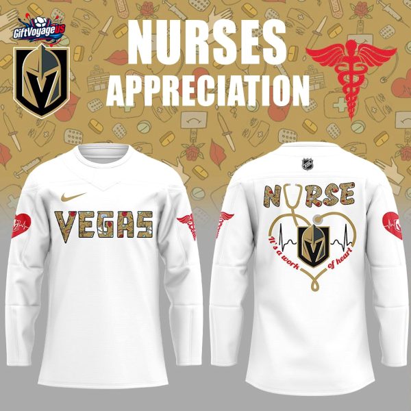 Vegas Golden Knights x Nurses Appreciation 2025 Hockey Jersey