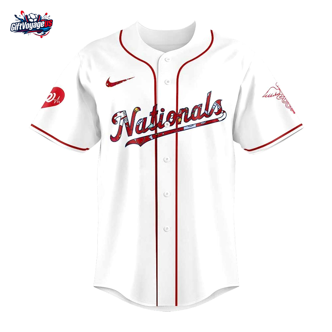Washington Nationals Nurses Appreciation 2025 For Fans Baseball Jersey Washington Nationals Nurses Appreciation 2025 For Fans Baseball Jersey