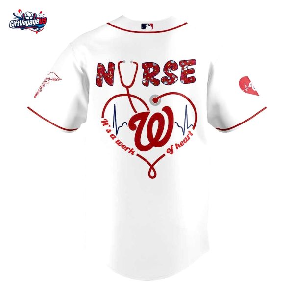 Washington Nationals Nurses Appreciation 2025 For Fans Baseball Jersey