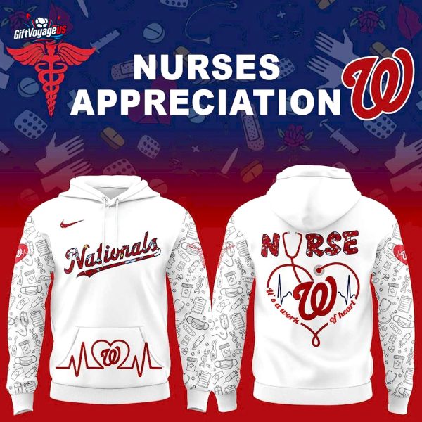 Washington Nationals x Nurses Appreciation 2025 Special Hoodie