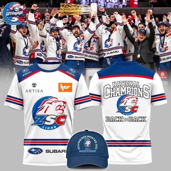ZSC Lions Nations Champions 2025 Special White T-Shirt