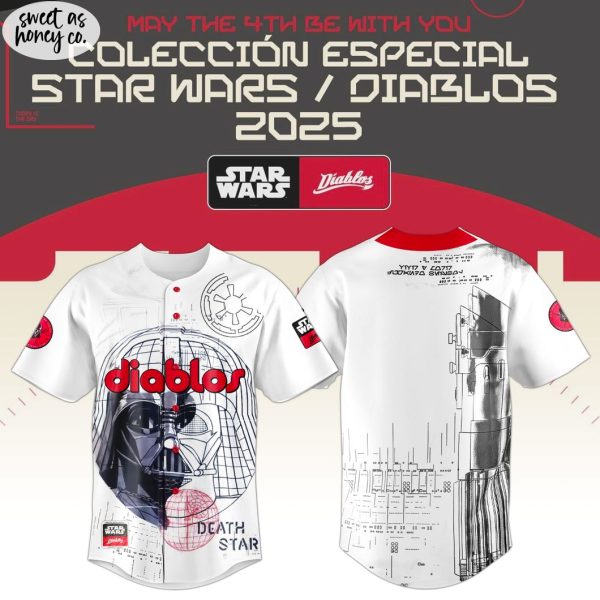 Diablos Rojos del México x Star War 2025 Jersey