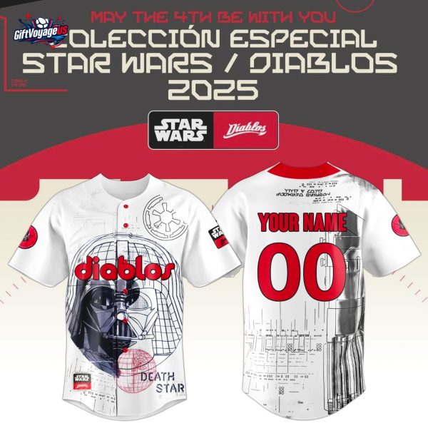 Diablos Rojos del México x Star War 2025 Jersey