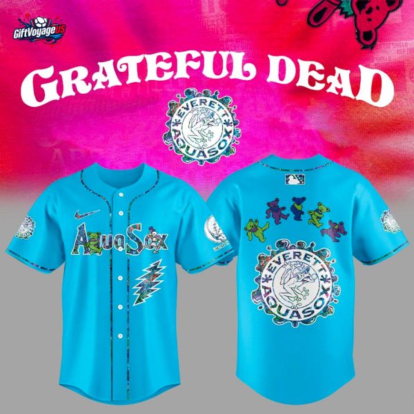 Everett AquaSox Grateful Dead 60th 2025 Jersey