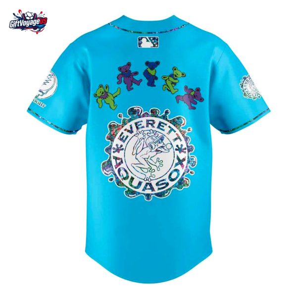 Everett AquaSox Grateful Dead 60th 2025 Jersey