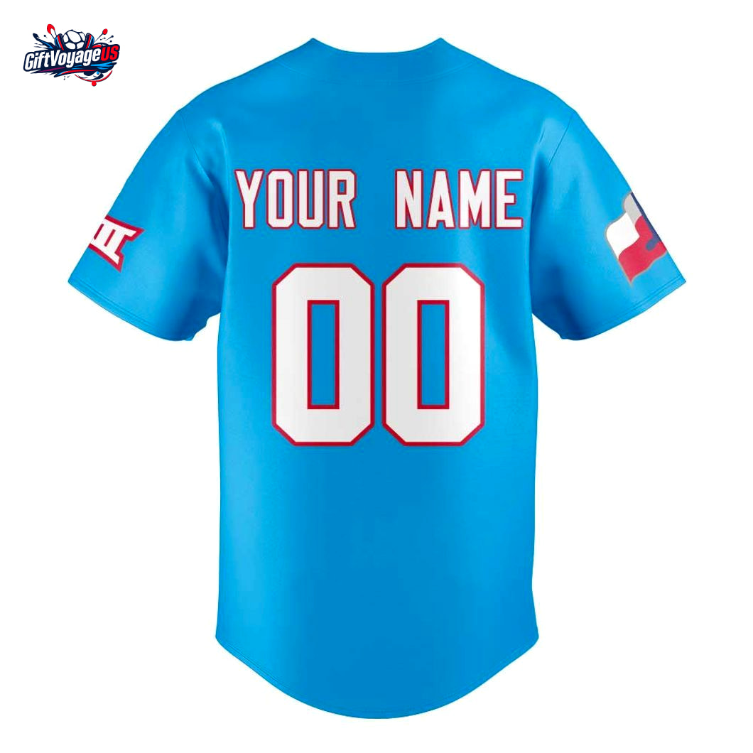 Houston Cougars Baseball Blue 2025 City Connect Baseball Jersey Houston Cougars Baseball Blue 2025 City Connect Baseball Jersey