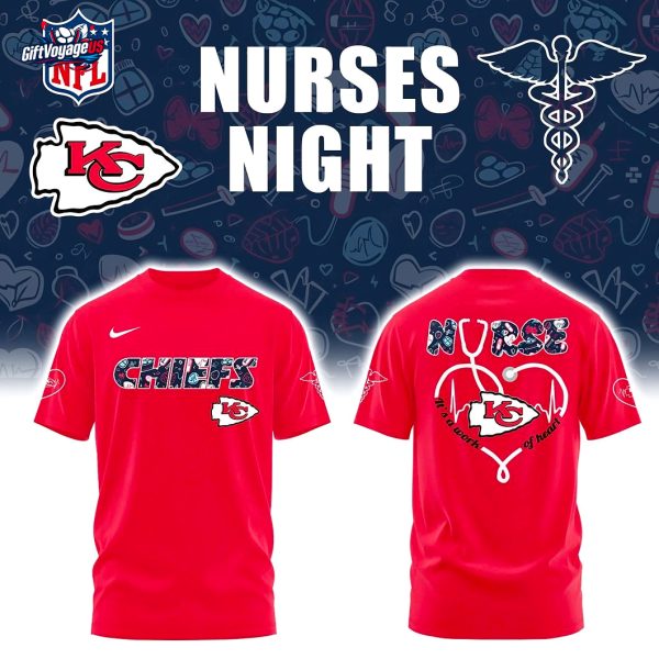 Kansas City Chiefs Nurses 2025 3D T-Shirt