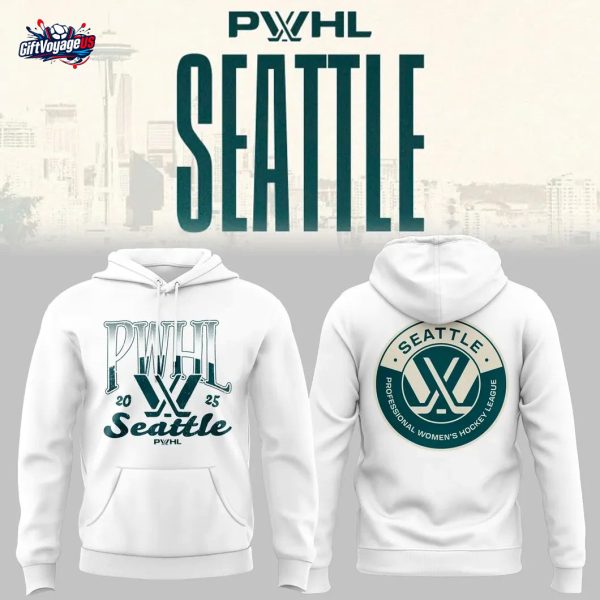 PWHL Seattle 2025 White Hoodie