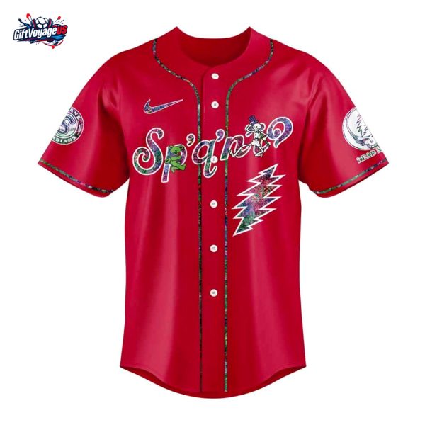 Spokane Indians Grateful Dead 60th 2025 Special Jersey