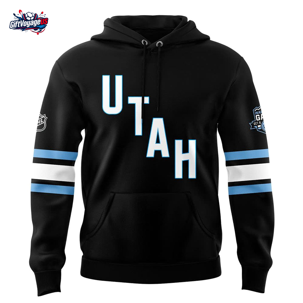 Utah Mammoth Hockey 2025 Limited Black Hoodie Utah Mammoth Hockey 2025 Limited Black Hoodie