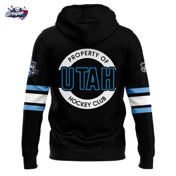 Utah Mammoth Hockey 2025 Limited Black Hoodie